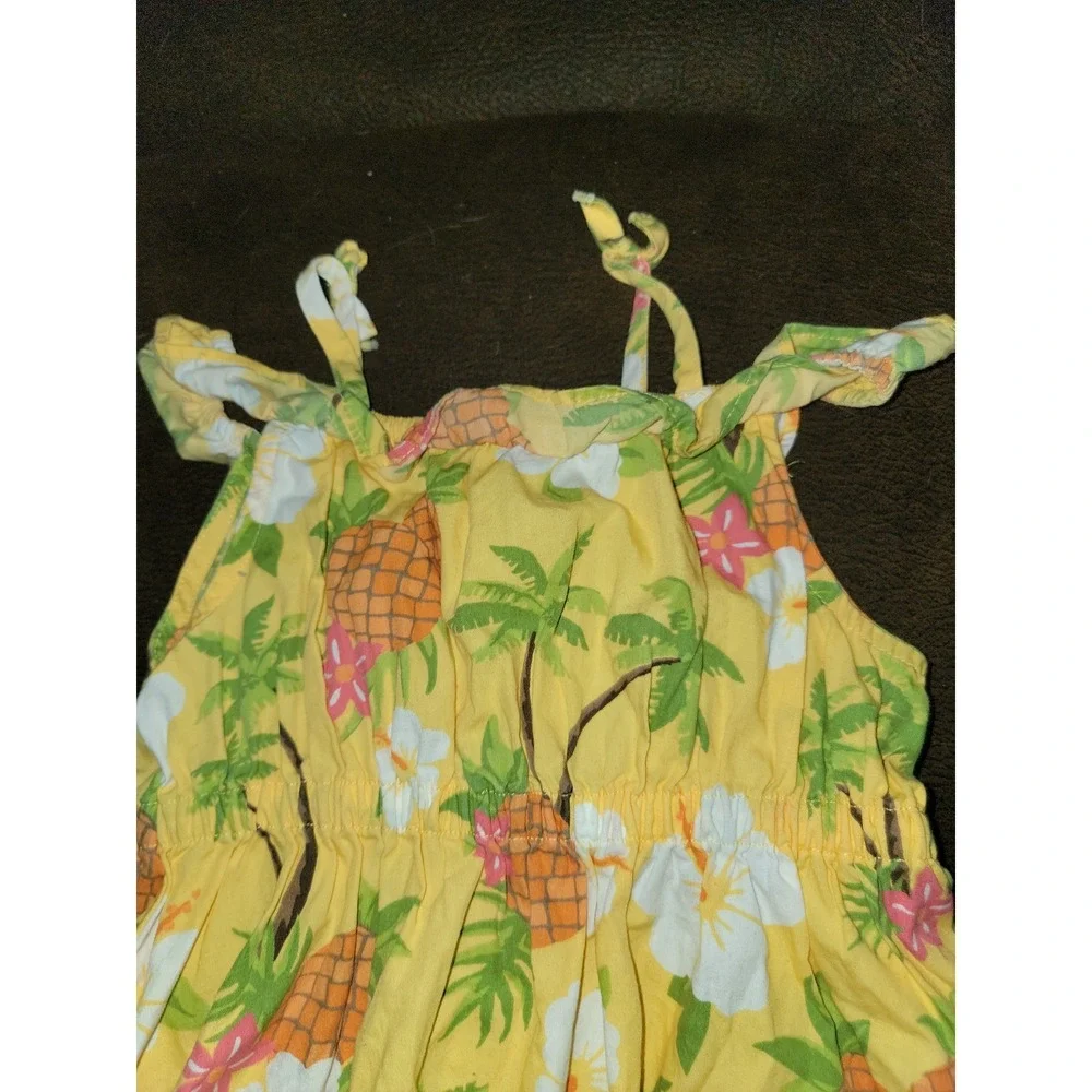 Gymboree pineapple family aloha sunshine floral dress size 18‎ 24 months